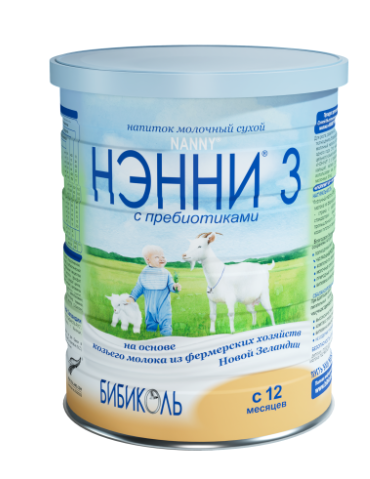Смесь молочная "НЭННИ" 3 с 12 мес на основе козьего молока 400 г