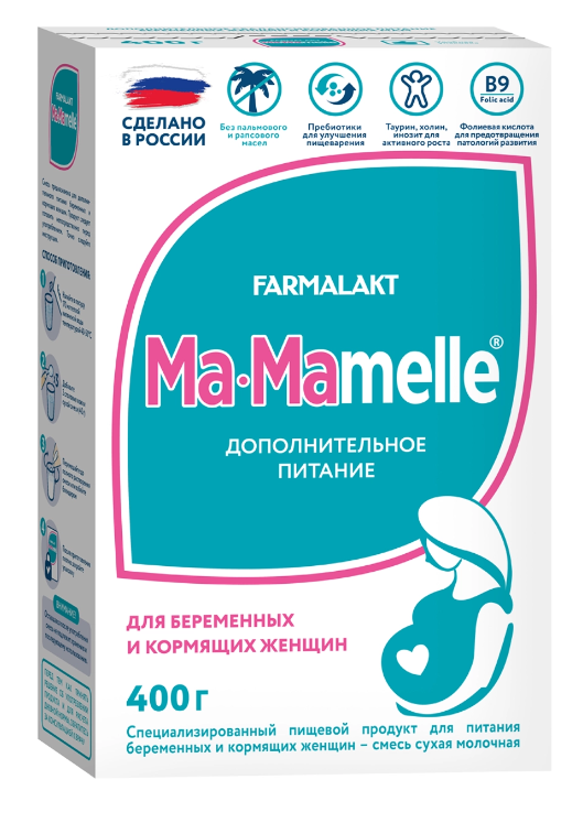 Смесь "Ma Mamelle" д/беременных и кормящих женщин 400 г