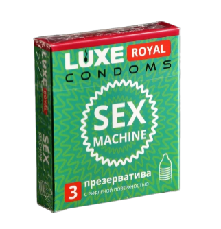 Презервативы "LUXE ROYAL" Sex Machine №3