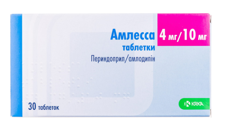 Амлесса 4 мг/10 мг №30 табл