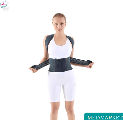 SL 330K Корсет для позвоночника сложный , с метал.вставками ( на всю спину). Размеры: S,M,L,XL,XXL