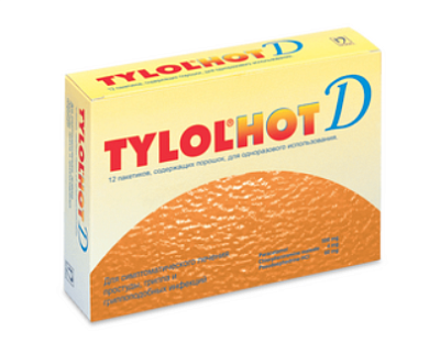 Тайлол-Хот D №12 пор. (Псевдоэфедрин) без сахара