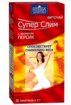 Супер Слим (персик) чай №30 шт