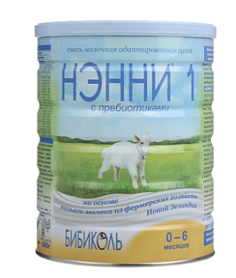 Смесь молочная "НЭННИ" 1 с 0-6 мес на основе козьего молока 400 г