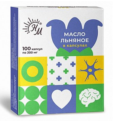 Масло Льняное "НМ" Омега 3/Витамин Е 500 мл