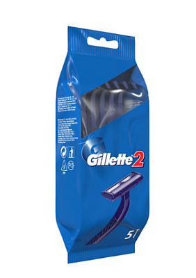 Станок для бритья "Gillette" однораз. пак/5 шт