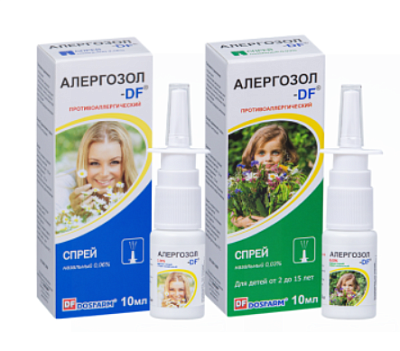 Алергозол-DF 0.03% 10 мл глазные/назалные капли
