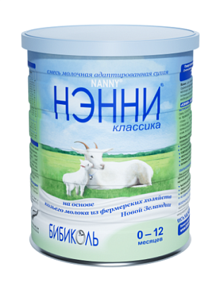 Смесь молочная "НЭННИ" Классика с 0-12 мес на основе козьего молока 800 г